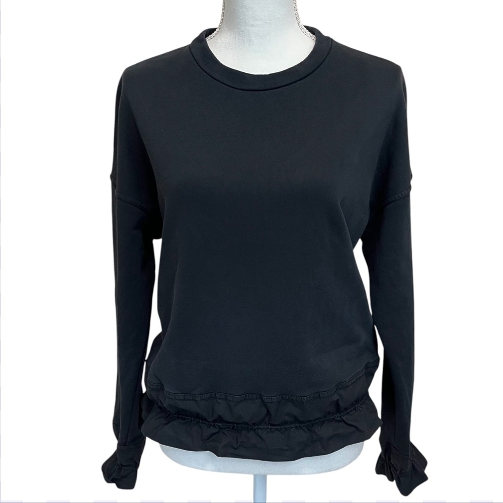 COS Ruffle Trim Sweatshirt - Size XS